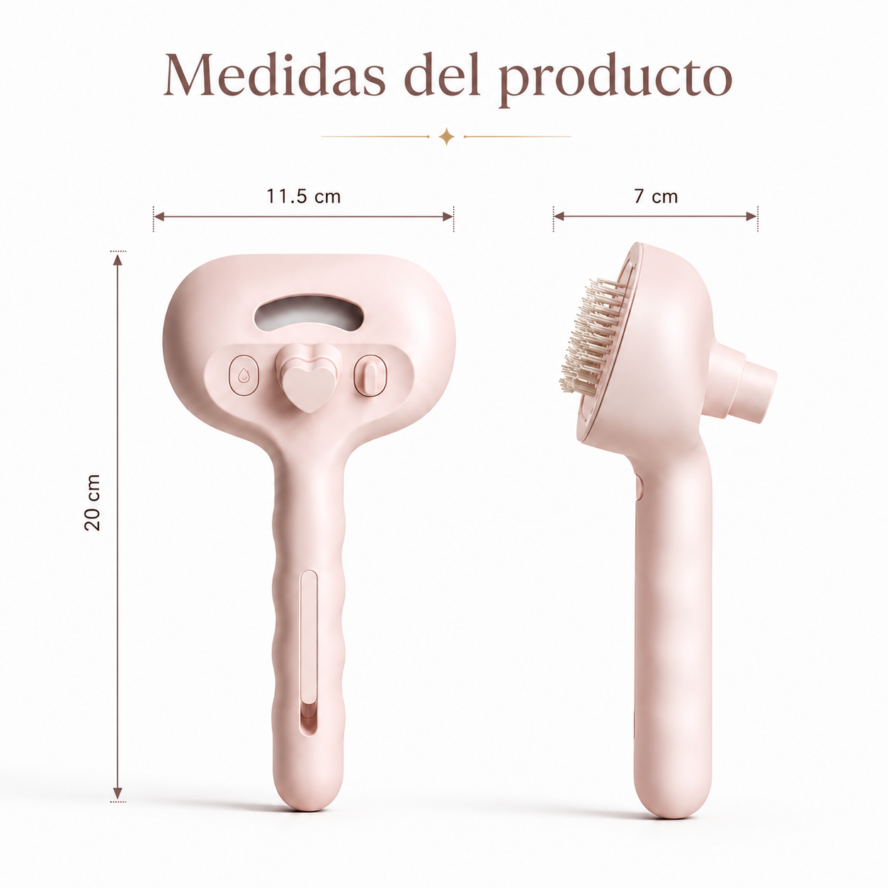 MimoBrush 4 en 1 – Cepillo vaporizador para mascotas