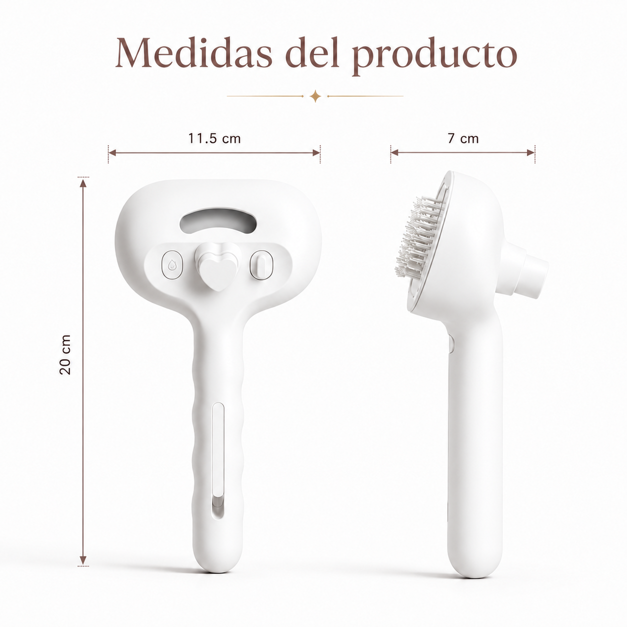 MimoBrush 4 en 1 – Cepillo vaporizador para mascotas