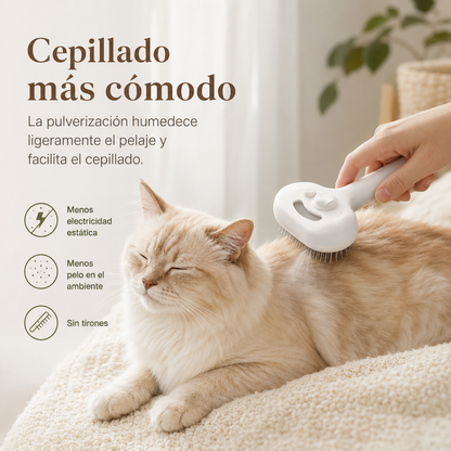 MimoBrush 4 en 1 – Cepillo vaporizador para mascotas