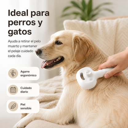 MimoBrush 4 en 1 – Cepillo vaporizador para mascotas